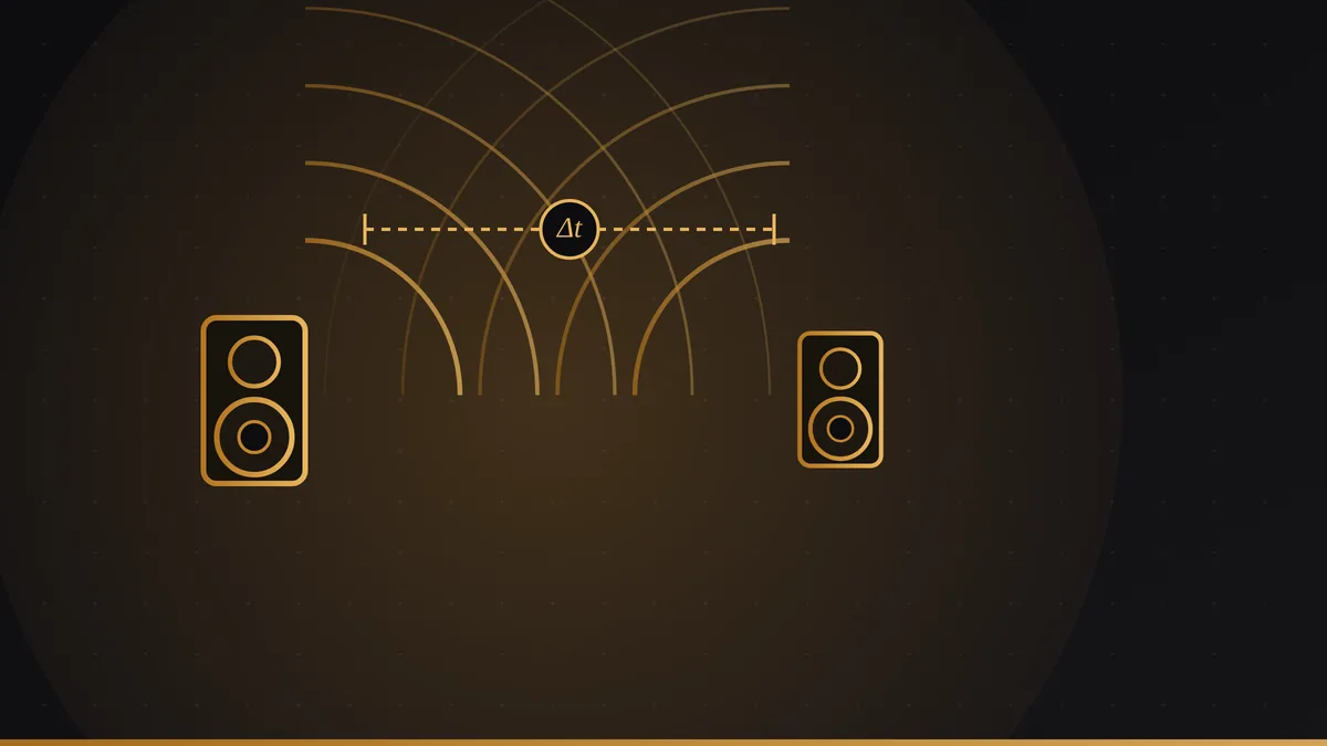 Illustration : Calculer le delay d'une enceinte : la méthode simple (et pourquoi ça marche)